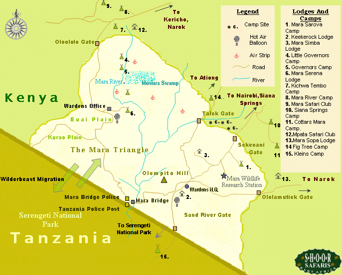 Masai Mara - copyright Shoor Safaris