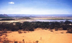 Landscape of the kalahari Reserve